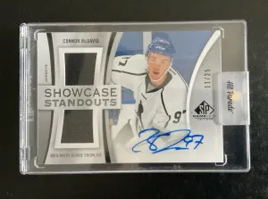 2019-20 SP Game Used Showcase Standouts Connor McDavid Auto 11/25 front
