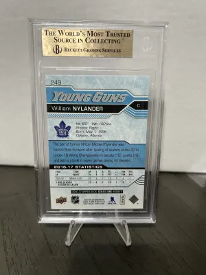 16-17 UD William Nylander Young Guns BGS 9.5 back