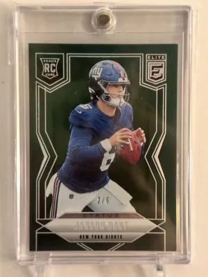 2025 Elite Jaxson Dart Green 2/6 front