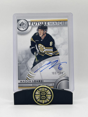 Mason Lohrei| 24-25 UD SP Authentic| Future Watch Auto| front