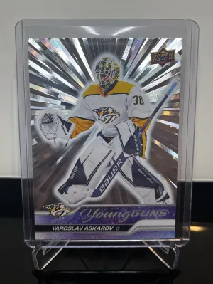 2023-24 Young Guns Silver Outburst- Yaroslav Askarov front