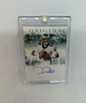 2020 Origins Football Jalen Hurts Rookie Auto front