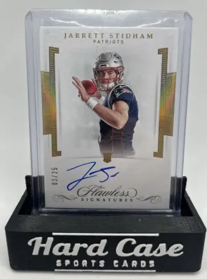 2019 Flawless Jarret Stidham Rookie Auto /25 front