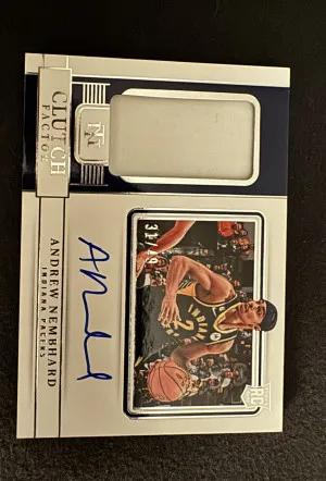 2022-23 National Treasures Andrew Nembhard Clutch Factor RPA 31/49 front