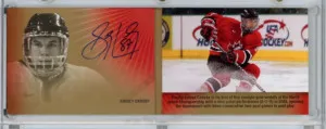 2015-16 SP Authentic Signature Moments Booklet Sidney Crosby Auto /25 front