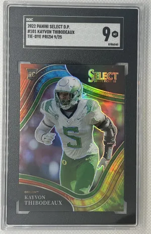 2022 Select D.P. Kayvon Thibodeaux Tie-Dye /25 SGC 9 front