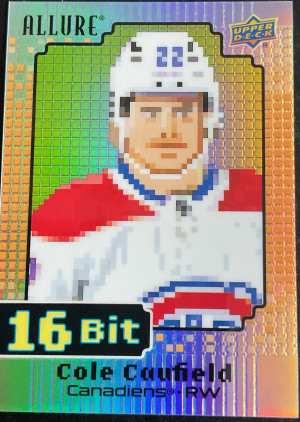 23-24 Allure Hockey Cole Caufield 16 Bit front