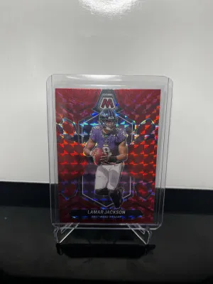 Mosaic Red Camo Lamar Jackson back