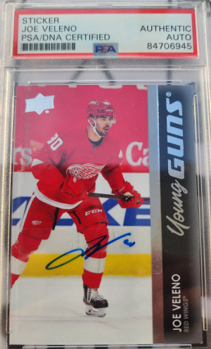 Joe VELENO YOUNG GUNS PSA AUTHENTIC AUTO front