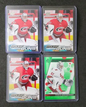 Pyotr Kochetkov Lot of 4 Rookies front