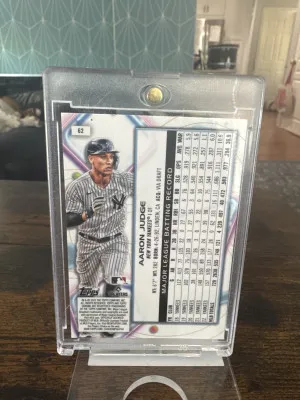 2023 Topps Cosmic Chrome #62 Aaron Judge back