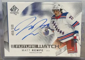 24/25 SPA Retro Future Watch Auto - Matt Rempe /599 front