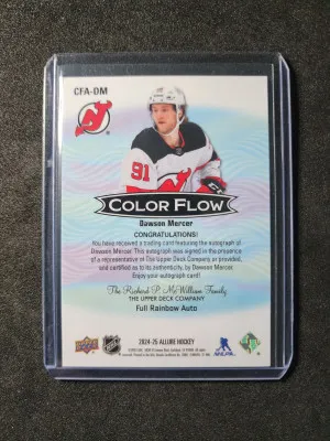 Dawson Mercer Full Rainbow Auto Allure back