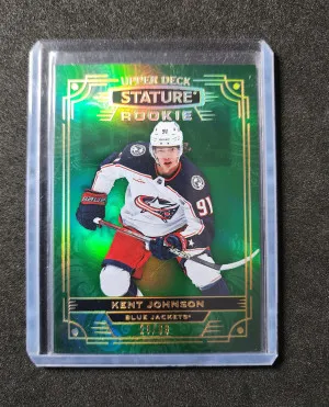 Kent Johnson /66 Stature Rookie front