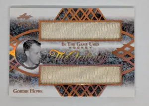 2019-29 Leaf In The Game Used Hockey The Journey TJ-05 Gordie Howe 19/20 front