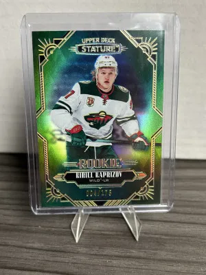 20-21 UD Stature Kirill Kaprizov Rookie /175 front