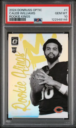 2024 Panini Donruss Optic Rookie Kings Caleb Williams front