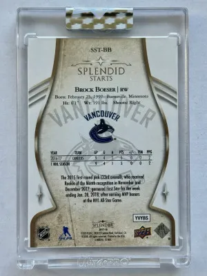 2013-18 Splendor Splendid Starts Brock Boeser back