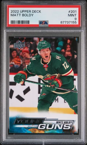 2022 Upper Deck Matt Boldy front