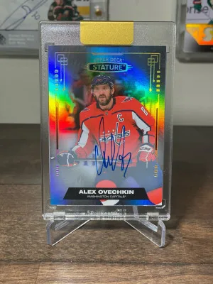 2021-22 UD Stature Alex Ovechkin Auto front