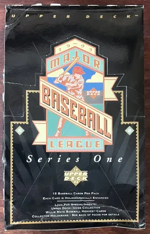 1993 Upper Deck Baseball packs (23) back