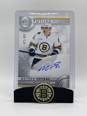 Mathew Poitras| 23-24 UD SPA| Future Watch Auto| #823/999 front