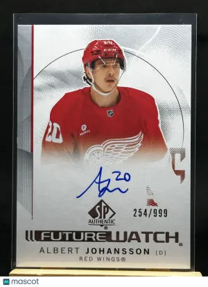 Albert Johansson 2024-25 Upper Deck SP Authentic Future Watch Auto /999 #171 front