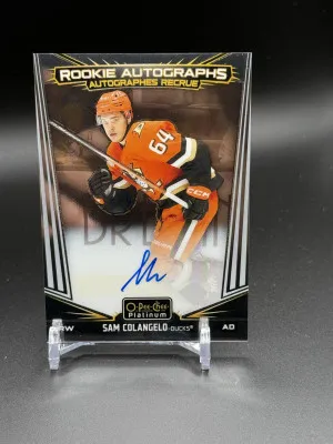 2024-25 O-Pee-Chee Platinum Rookie Autographs Auto Sam Colangelo R-SA front