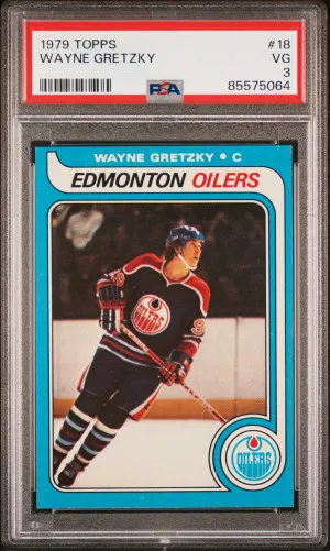 1979 Topps Rookie Wayne Gretzky PSA 3 front