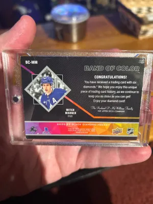 22/23 Black Diamond Mitch Marner Band Of Color back