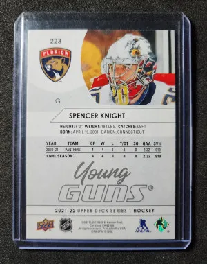 Spencer Knight Young Guns back