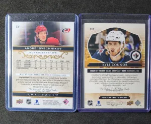 Kyle Connor /199 Andrei Svechnikov /249 Artifacts Dual Patch back