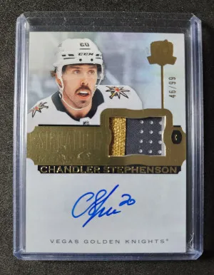 Chandler Stephenson /99 Signature Materials Auto front
