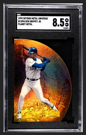 1999 Skybox Metal Universe Ken Griffey Jr Planet Metal front