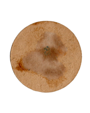 1956 Casa Crack Figuritas Sport Basketball Disc #62 Vuelta (Argentina) back