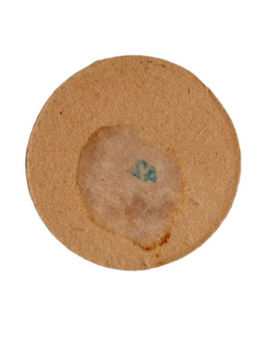 1956 Casa Crack Figuritas Sport Basketball Disc #42 Pagliari (Argentina) back