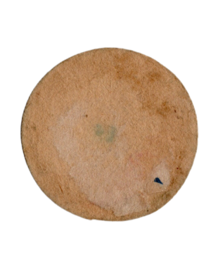 1956 Casa Crack Figuritas Sport Basketball Disc #51 Peralta (Argentina) back