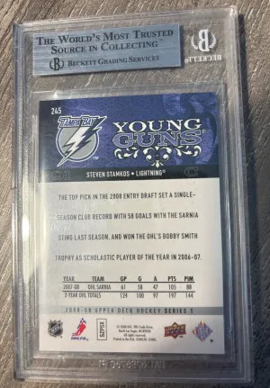 2008-2009 Steven Stamkos Young Guns Exclusives /100 back