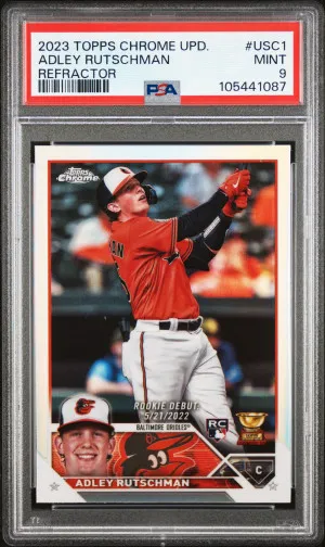 2023 Topps Chrome Update Adley Rutschman Refractor front
