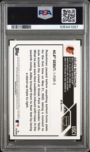 2023 Topps Chrome Update Adley Rutschman Refractor back