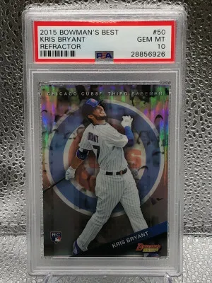 2015 Bowman's Best Kris Bryant Refractor front