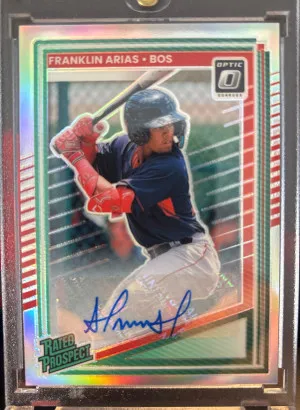 2025 Donruss Optic Holo Franklin Arias Auto front