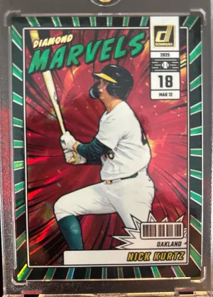 2025 Donruss Diamond Marvels Refractor Nick Kurtz front
