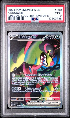 2024 Pokemon Sfa En-Shrouded Fable Okidogi Ex Special Illustration Rare front