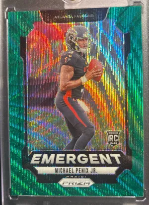 2024 Prizm Green Wave Michael Penix Jr. front