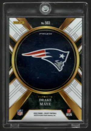 2023 Panini Select Drake Maye #503 back
