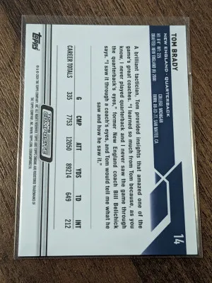 TOM BRADY /399 2023 Topps Chrome Composite  PINK REFRACTOR   PATRIOTS back