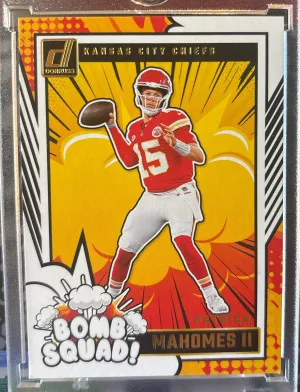 2024 Donruss Bomb Squad Patrick Mahomes front