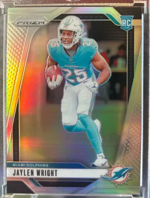 2024 Prizm Silver Jaylen Wright RC front