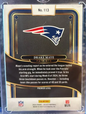 2024 Select Concourse Drake Maye RC back